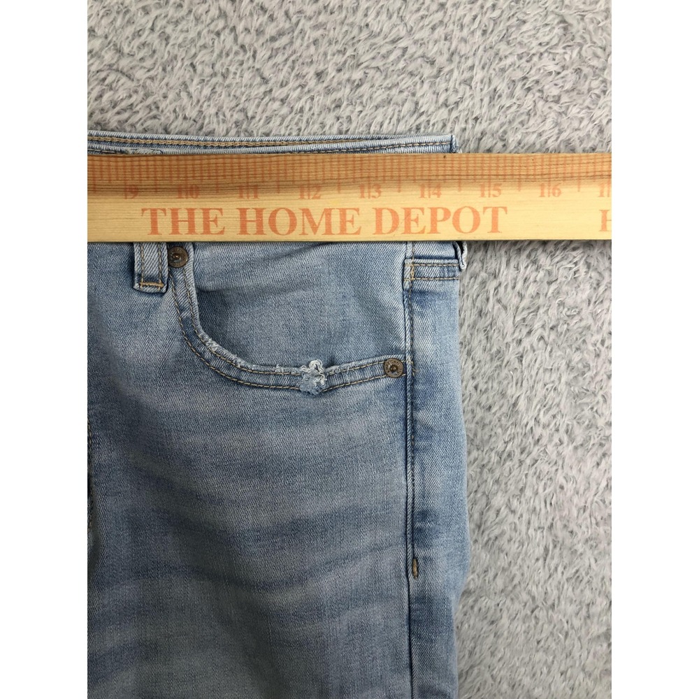 American Eagle Jeans Womens 8 (28x31) Super High Rise Flare Distressed - Picture 7 of 10